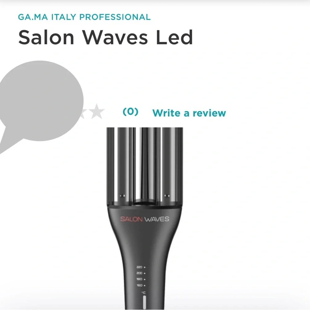Brand new in box! GA.MA Italy Professional Salon Waves LED Hair Tool